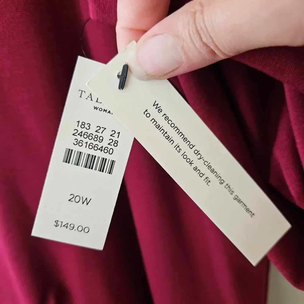 Talbots Women's Ponte Stretch Knit Sheath Dress, Size 20W Career Capsule - Picture 6 of 7